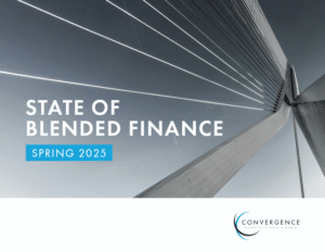 Convergence State of Blended Finance 2025 cover